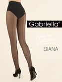 Rajstopy z dekoracyjnym szwem z tyłu Gabriella Diana 20 den