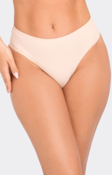 Beżowe figi damskie Babell 195 z koronkowym tyłem