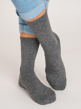 Szare skaretki w złote kropki Noviti SB011