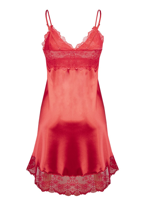 Halka ALUBI - satyna czerwony - Dkaren