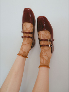 Fiore ISMENA - Skarpetki koronkowe light natural