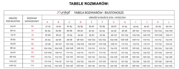 Biustonosz push-up z bezszwowymi miseczkami Unikat DAGNA