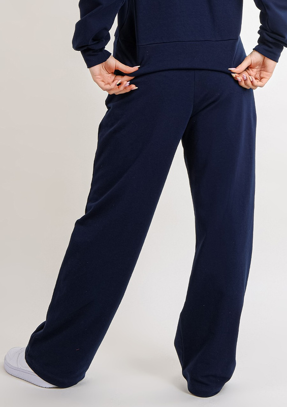 Spodnie DK-K-B8 - biały bawełna - Dkaren