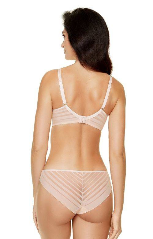 Bezszwowy usztywniany beżowy biustonosz Gorteks Luna/B5