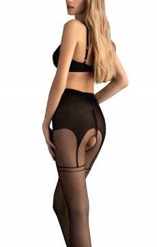 Rajstopy jak pończochy z otwartym krokiem Fiore DELIGHT