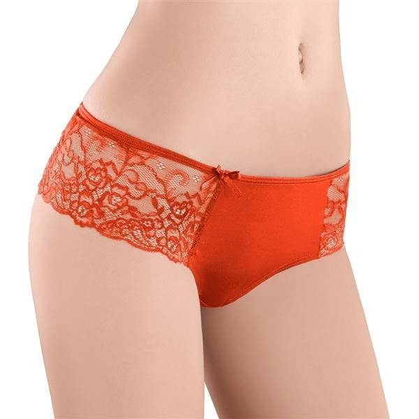 Czarne stringo szorty damskie Modo - 020