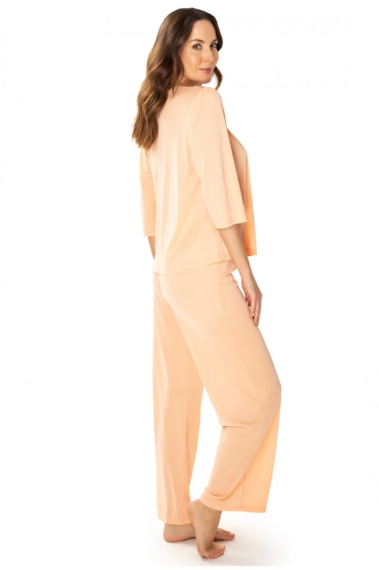 Piżama damska PATRYCJA morela - Mewa