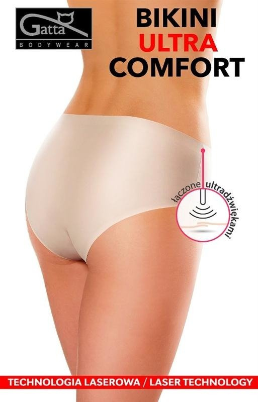 Gatta figi Bikini ULTRA Comfort laserowo cięte, nie odznaczają się pod ubraniem / czarne