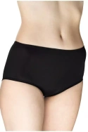 Klasyczne czarne majtki damskie z wciąganą gumką Mewa 6340 Eliza
