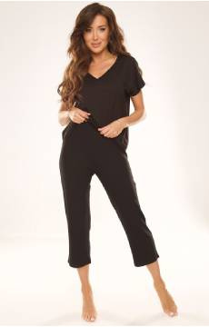 Wygodny komplet do spania FREYA II 694 CZARNY