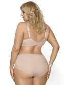 Beżowy miękki biustonosz z ramiączkami z pianką Gorsenia K441 LUISSE