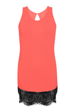 Halka TAYLOR - wiskoza koral - Dkaren