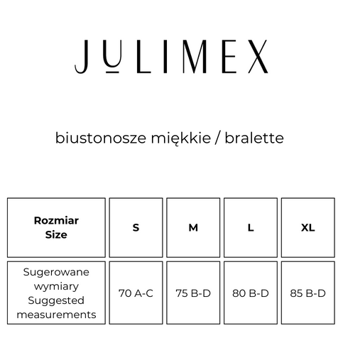 Top bezszwowy na szerokich ramiączkach Julimex INFINITY TOP