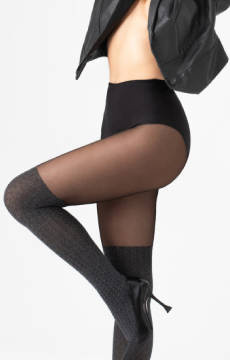 Rajstopy jak zakolanówki Fiore COZY 40DEN