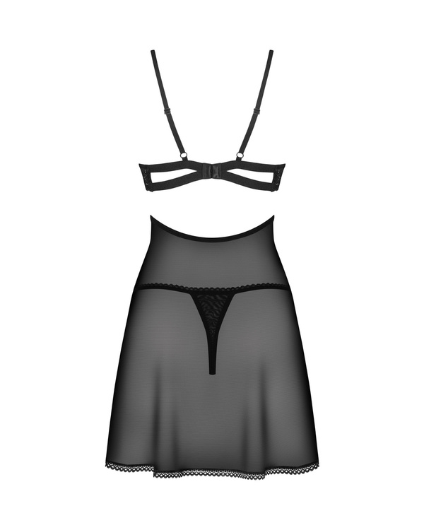 Nutris babydoll i stringi Obsessive