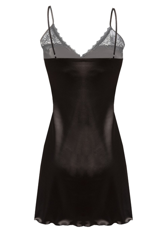 Halka HANA 2 - satyna czarny - Dkaren