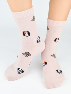 Skarpety bawełniane w pieski Noviti SB157 MIX