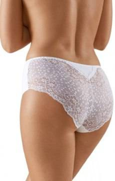 Bawełniane figi damskie z koronką Babell 057