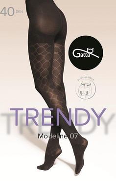 Stylowe rajstopy gatta PUSH UP MODELINE 40den WZ 07