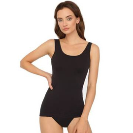 Czarna bezszwowa koszulka damska Gatta - Tank Top