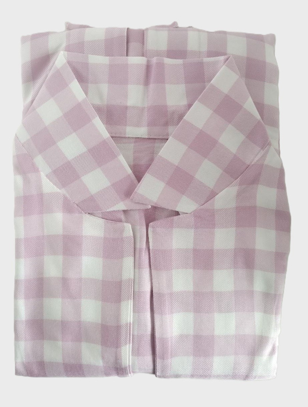 Luźna piżama damska z krótkimi spodenkami De Lafense 825 Primrose różowa