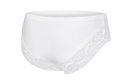 Bezszwowe figi damskie Julimex Cheekie z koronką wokół pośladków