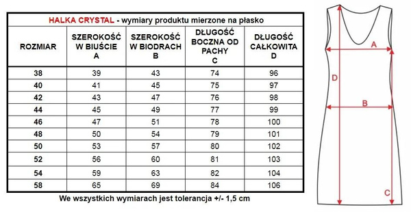 Prosta halka damska Crystal z zaszewką na biuście 6197 beżowy - Mewa