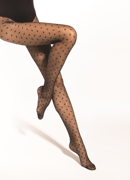 Rajstopy w drobny wzorek GATTA Dotsy 18