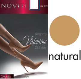 Skarpetki Noviti lycra 20 den natural