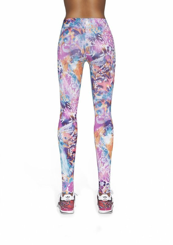 Kolorowe legginsy sportowe Bas Bleu - Caty 90