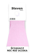 Różowe skarpetki bezuciskowe Steven 018