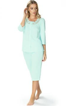 Piżama damska na guziczki Mewa 4110 Letizia