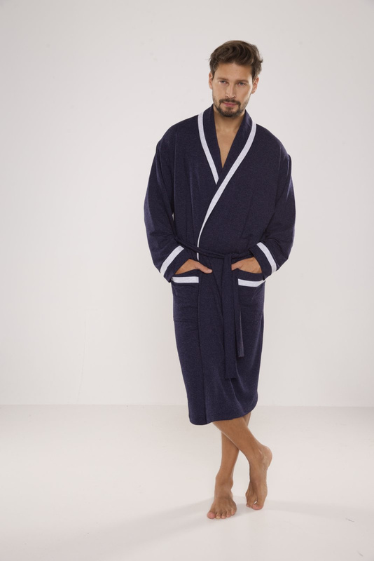 Elegancki szlafrok męski De Lafense - 564 Bruno