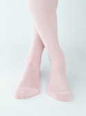 Gładkie różowo pudrowe rajstopki bawełniane Noviti RB001/08