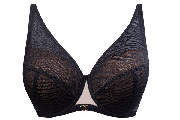 Biustonosz full cup czarny Unikat KAMALA