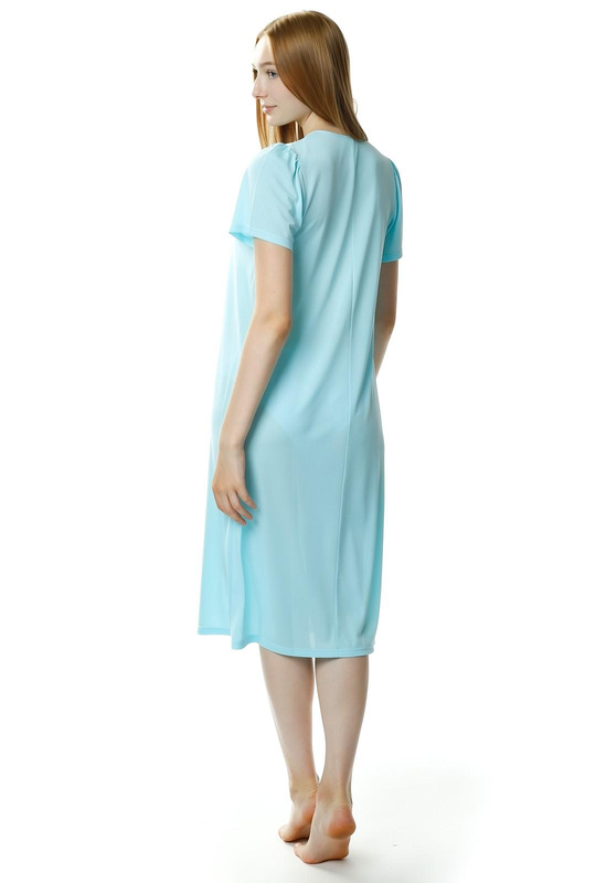 Kobieca koszula nocna Berenika 1693 turkusowy - Mewa