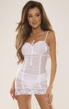 Zmysłowa halka ze stringami De Lafense Nev Casandre 896