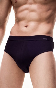 Czarne slipy męskie Cornette Authentic