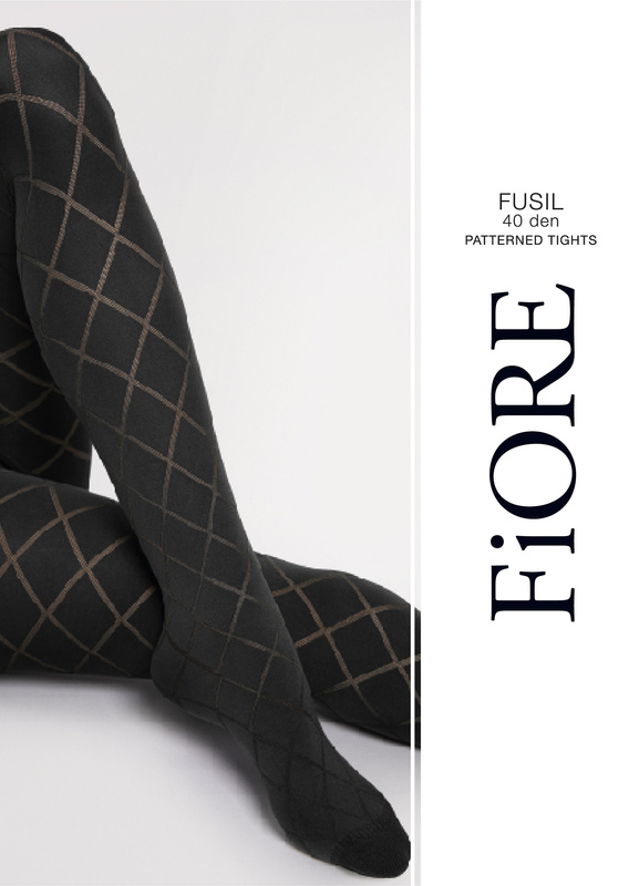 Rajstopy Fiore FUSIL- cherry_red