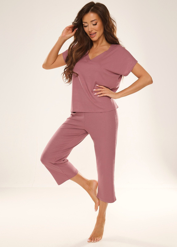 Wygodny komplet do spania FREYA II 694 JAGODA