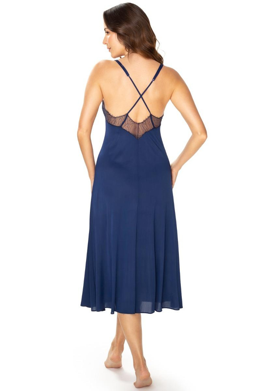 Koszula nocna PARI 6648 granat - Mewa