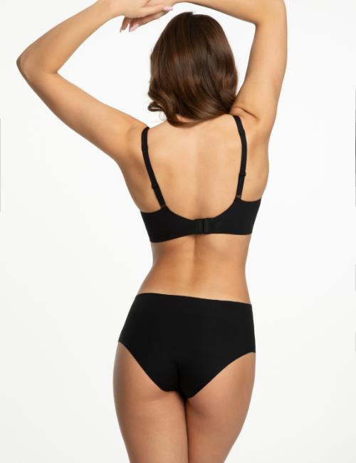 Czarne bezszwowe figi Julimex INFINITY CLASSIC