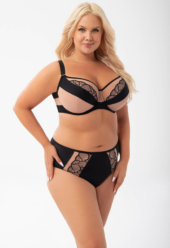 Czarne figi Gorsenia K922 DAVIKA