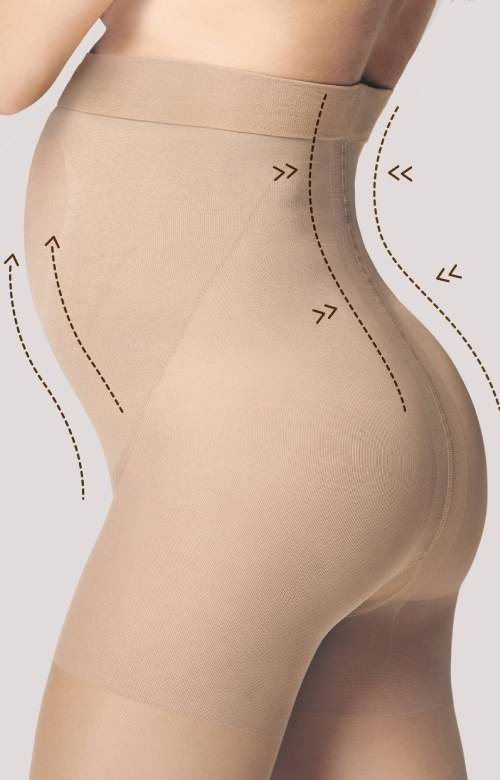 Cienkie rajstopy ciążowe Fiore MAMA 20 DEN kolor natural