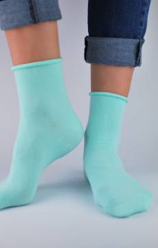 Kolorowe skarpetki bez sciągacza Noviti SB014