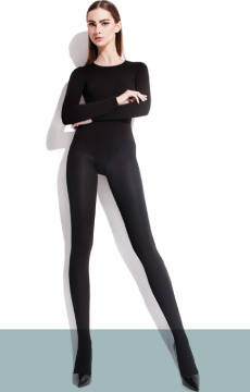 Ciepłe rajstopy z mikrofibry Fiore OLGA - 100 DEN czarny