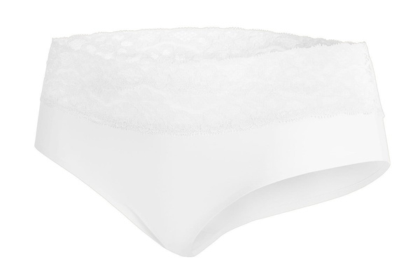 Bezszwowe figi Julimex Hipster z koronkowym pasem