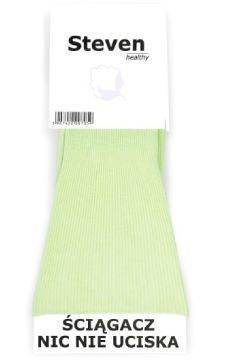 Seledynowe skarpetki bezuciskowe Steven 018