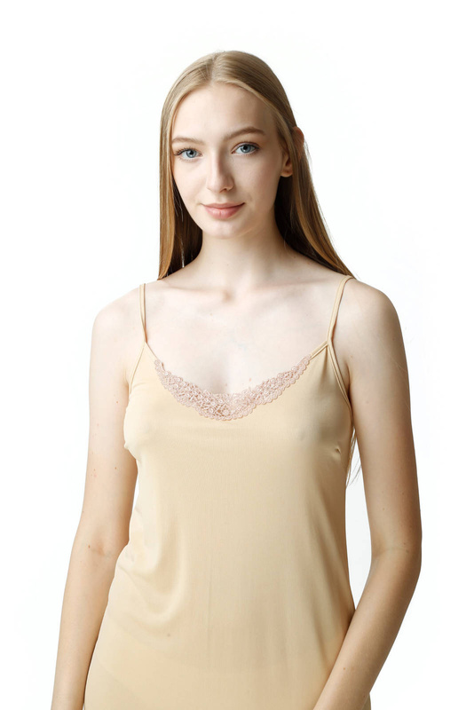 Krótka halka z jedwabiu pod sukienkę Mewa 6353 ATELIA