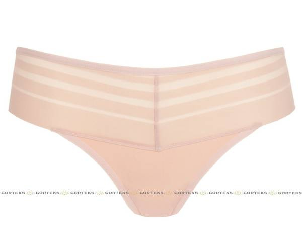 Stringi beżowe Gorteks Luna